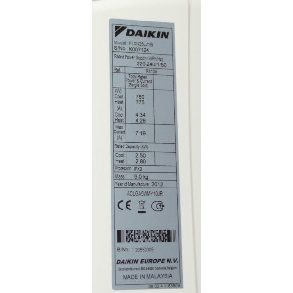 DAIKIN FTXN25L / RXN25L